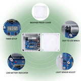 Samland Classic Automatic Chicken Coop Door Opener Closer Kit - Side View