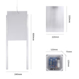 Samland Classic Automatic Chicken Coop Door Opener Closer Kit - Top-Down View