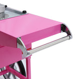 Samland Commercial Fairy Floss Machine with Wheeled Cart - 45-Degree Angle