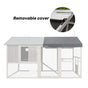 Removable Waterproof Roof Cover for Samland Large Wooden Backyard Chicken Coop DCN2512