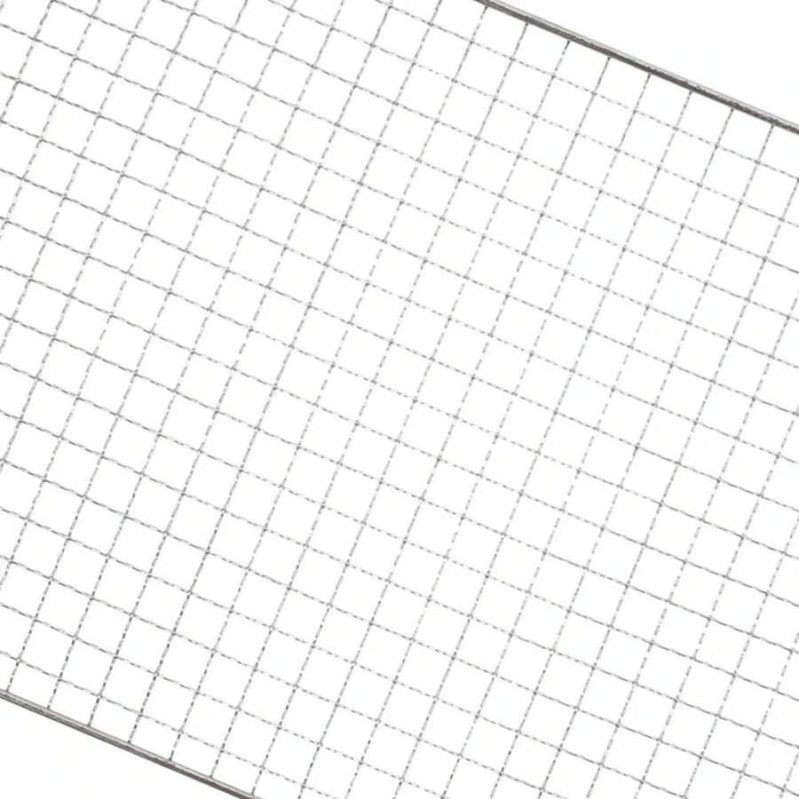 Samland 22x12cm BBQ Grill Mesh Fish Meat Rectangle Net Mat Barbecue Pad for Camping