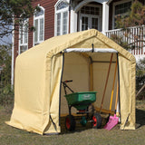 Samland Outdoor Storage Garage Shelter Size 6x6FT - Side View