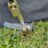 Samland Portable Storage Garage Shelter Size 8x8FT - 45-Degree Angle