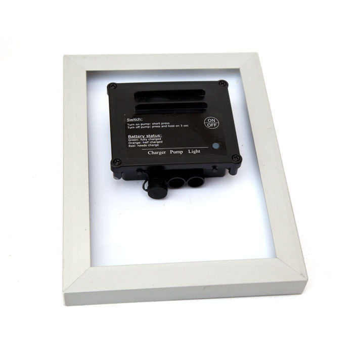 Samland 6V 200LPH Solar Pump with Battery Backup Panel for Small Pond Fountain Feature