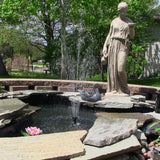 Samland 10W 800LPH Solar Pump for Water Fountain - Front View