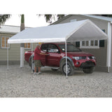 Samland Portable Carport Garage Shelter Canopy 10x20FT - Side View