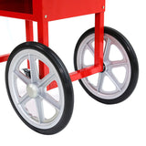 Samland Large Wheeled Cart Trolley for Popcorn Machine - Front View