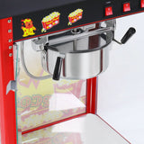 Samland 8OZ Popcorn Machine Maker with Warmer Deck 1350W - Side View
