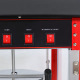 Samland 8OZ Popcorn Machine Maker with Warmer Deck 1350W - 45-Degree Angle