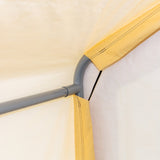 Samland Replacement Cover Kit for Portable Carport Garage Shed Storage in Size 6X6FT - 45-Degree Angle