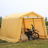 Samland Replacement Cover Kit for Portable Carport Garage Shed Storage in Size 10X10FT - Side View