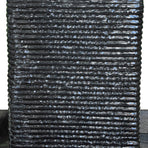 Samland 43CM SQUARE PILLAR WATER FEATURE FOUNTAIN WITH LED LIGHTS