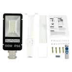 Samland 100W SOLAR GARDEN PATHWAY STREET LIGHT ADJUSTABLE SOLAR PANEL