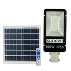 Samland 100W SOLAR GARDEN PATHWAY STREET LIGHT ADJUSTABLE SOLAR PANEL