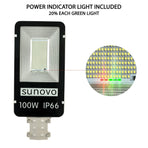 Samland 100W SOLAR GARDEN PATHWAY STREET LIGHT ADJUSTABLE SOLAR PANEL