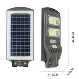 Samland 60W SOLAR PIR GARDEN LIGHT WITH MOTION SENSOR - Side View