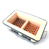 Samland JAPANESE KOREAN CERAMIC HIBACHI BBQ TABLE GRILL - Side View