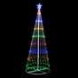 Samland Circling Led Light Christmas Tree With Star [Height: 163cm]
