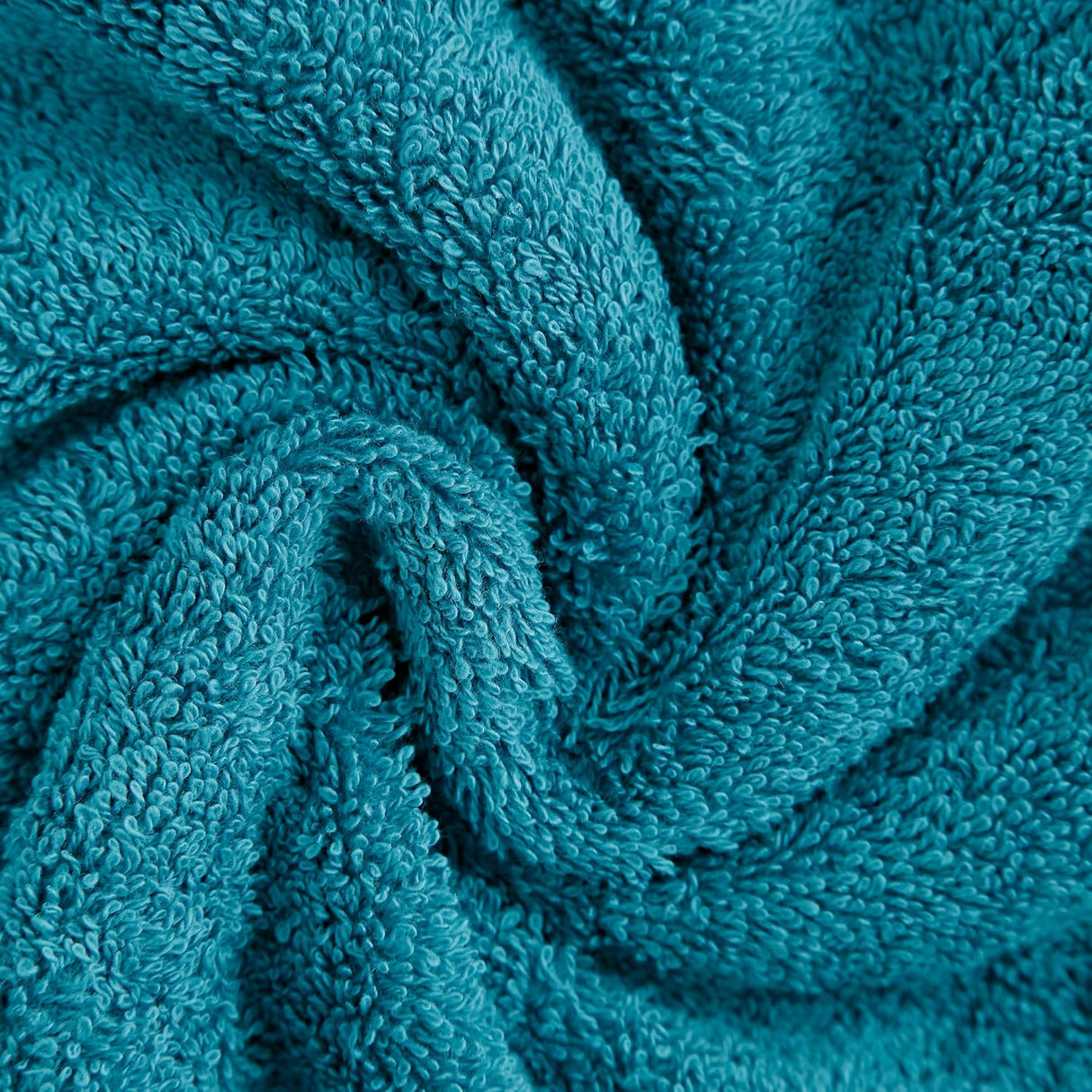 Samland Premium Cotton Washcloths 4-Pack Quick-Dry Face Towels Set-Blue