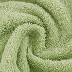 Samland Premium Cotton Washcloths 4-Pack Quick-Dry Face Towels Set-Green