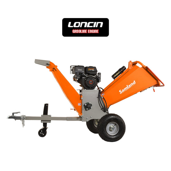 Samland 15hp Loncin Gasoline Engine Powered Tree Branch Wood Chipper Shredder (WC420)