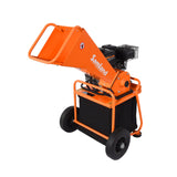 Samland WC50 Mini Wood Chipper, Loncin 6.5 HP Engine - Front View