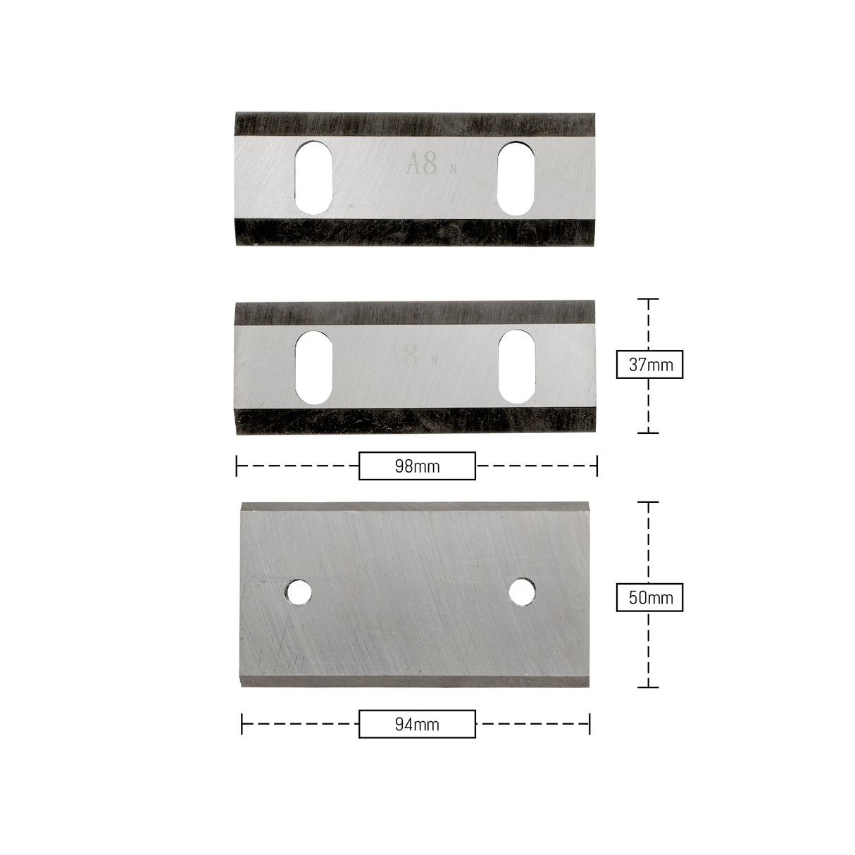Samland Blade Set for MINI Wood Chipper [Model: WC50/WC50BS]