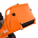 Samland WC65BS Wood Chipper Briggs & Stratton 6.5 HP Engine with Towing Bar - Side View