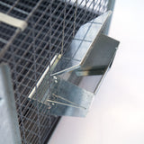 Samland Stackable Rabbit Cage with Feeder Water Bottle - Side View