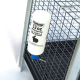 Samland Stackable Rabbit Cage with Feeder Water Bottle - Top-Down View