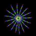 Samland Led Round Circle Wave Effect Fairy Light for Christmas Decoration-256RD