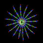 Samland Led Round Circle Wave Effect Fairy Light for Christmas Decoration-256RD