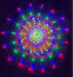 Samland Led Round Circle Wave Effect Fairy Light for Christmas Decoration-256RD