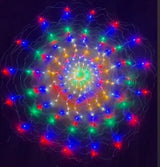 Samland Led Round Circle Wave Effect Fairy Light for Christmas Decoration-256RD - Front View