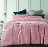 Cotton Velvet Smokey Rose Quilt Cover by Vintage Design Homeware Queen