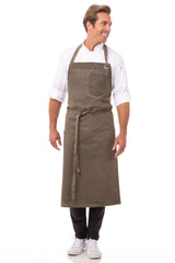 Dorset Earth Brown Chefs Bib Apron by Chef Works