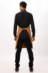 Rockford Nutmeg Bib Apron by Chef Works - Front View