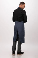 Brio Chef Blue Bib Apron by Chef Works - Front View