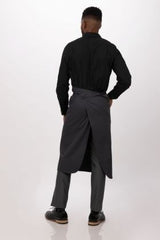Brio Chef Charcoal Bib Apron by Chef Works - Front View