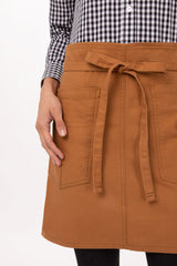 Rockford Nutmeg Half Bistro Apron by Chef Works - Side View