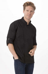 Hartford Men's Black Zipper XXL Chef Jacket by Chef Works