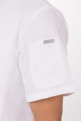 Bristol Signature Men's Series White 3XL Chef Jacket by Chef Works - 45-Degree Angle