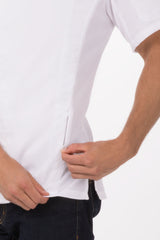Bristol Signature Men's Series White L Chef Jacket By Chef Works - Top-Down View