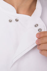 Bristol Signature Men's Series White L Chef Jacket By Chef Works - Rear View