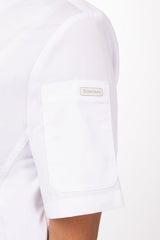 Roxby Women's White L Chef Jacket by Chef Works - Rear View