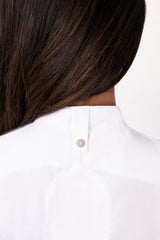 Roxby Women's White L Chef Jacket by Chef Works - Close-Up Angle