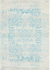 Evoke 253 White Blue by Rug Culture -330X240CM - RECTANGLE