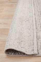 Harvest 801 Silver Rug by Rug Culture -400X300CM - RECTANGLE - Close-Up Angle