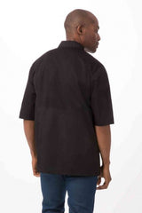 Montreal Cool Vent Men's Black M Chef Jacket by Chef Works - Front View