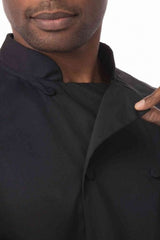 Montreal Cool Vent Men's Black XXL Chef Jacket by Chef Works - Side View